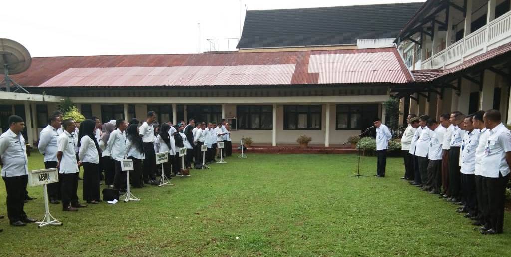 Plt Sekda: ASN Jangan Terbiasa Dimanja Tenaga Honor, Hari Partama Kerja 2019 Masih Banyak Bolos