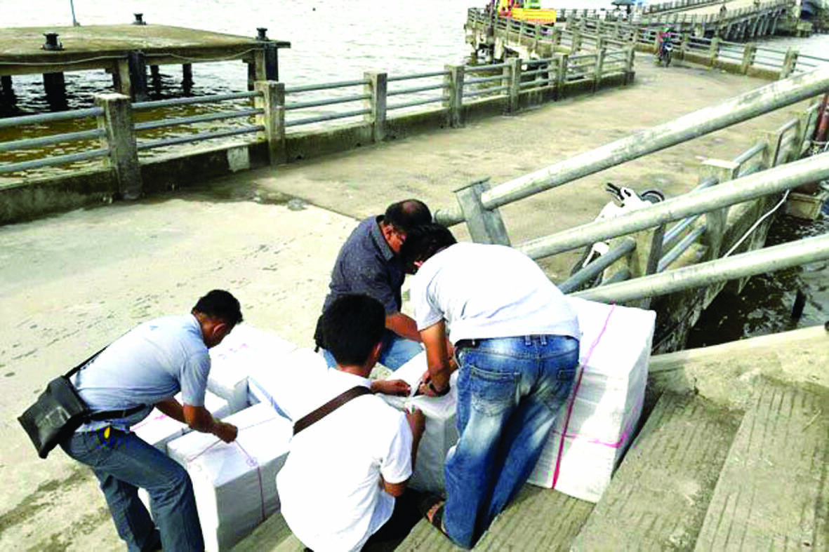 Polair Gagalkan Penyelundupan Alat Elektonik