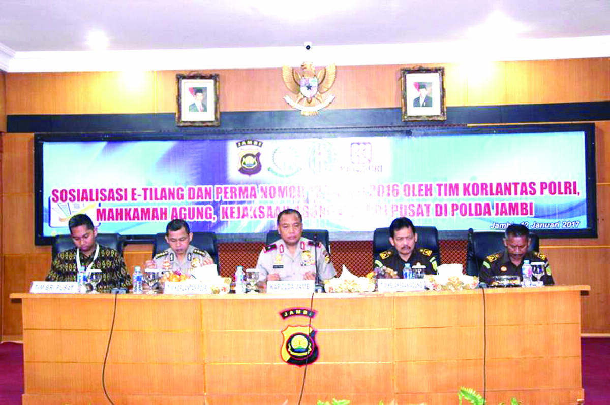 Polda Gelar Sosialisasi e-Tilang