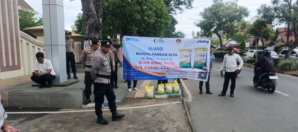 Polda Jambi Didemo Gegara HET Beras SPHP