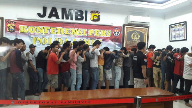 Polda Jambi Tangkap 92 Orang Pelaku Narkoba