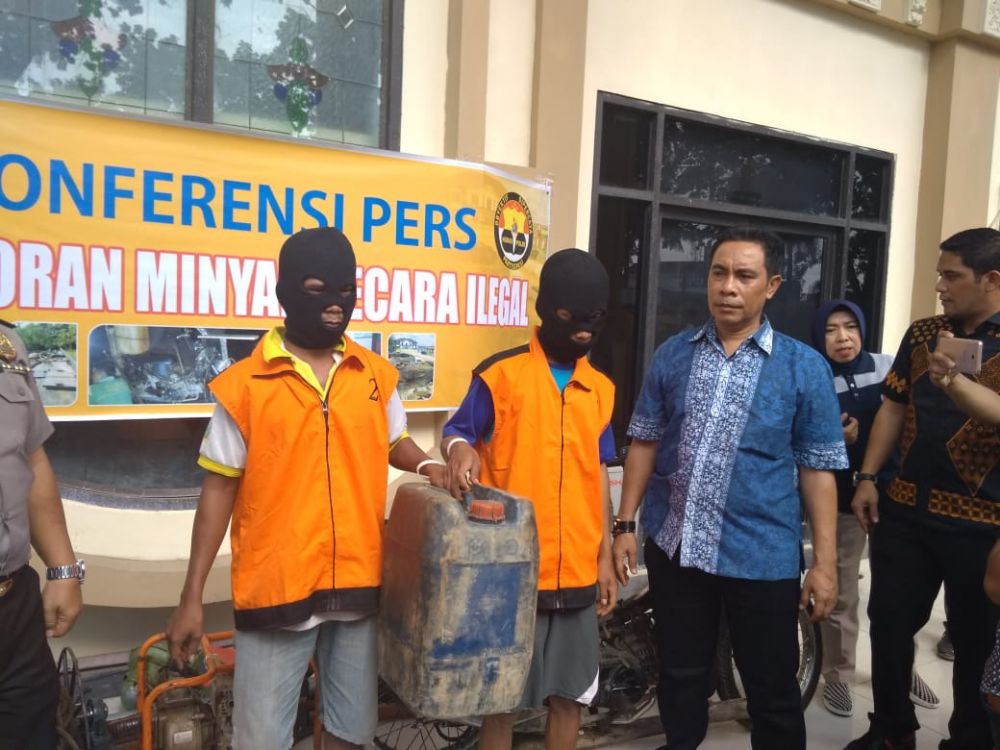 Polda Jambi Tetapkan 18 Tersangka Illegal Drilling