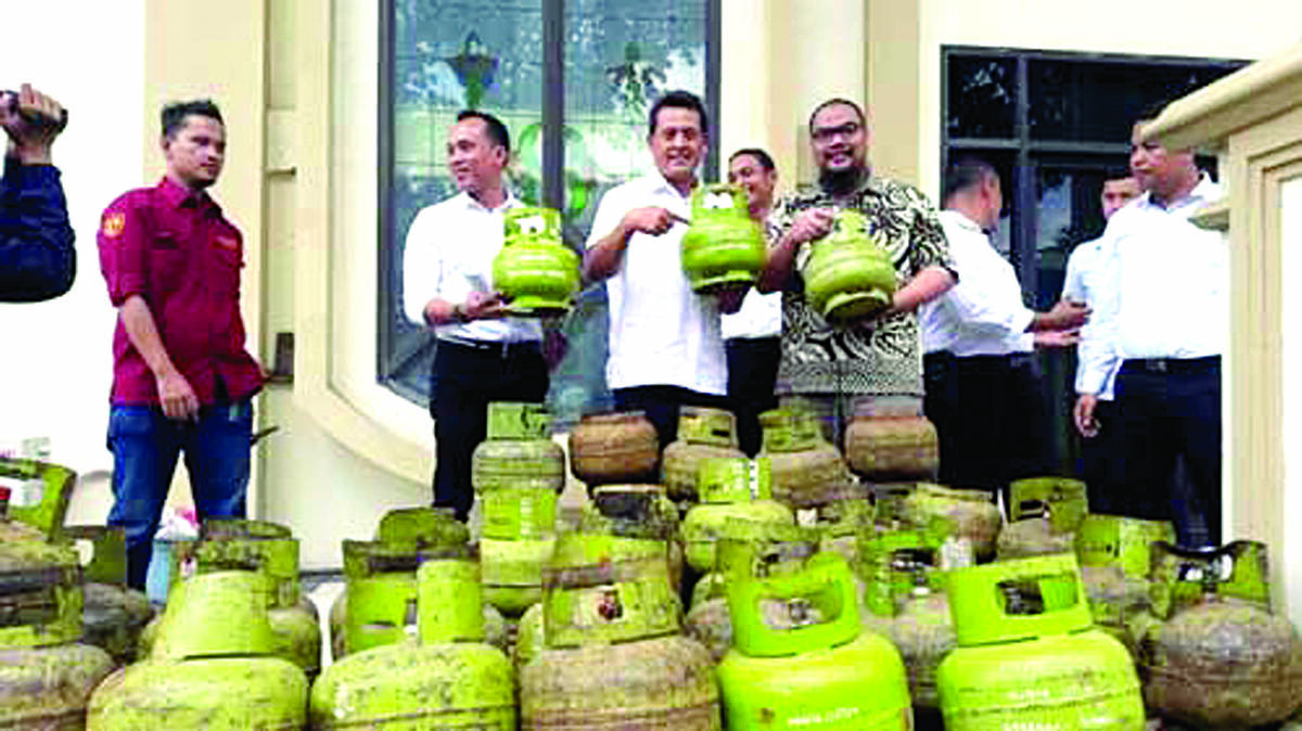 Polda Sita Ratusan Elpiji 3 Kilogram
