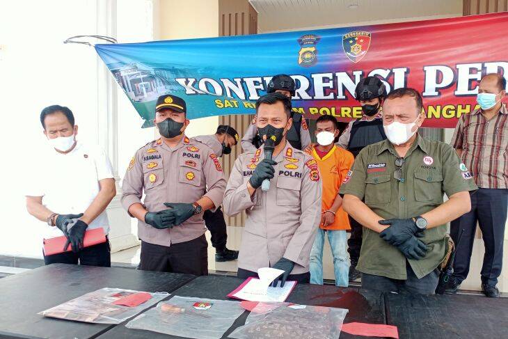 Polisi Bekuk Pelaku Pembunuhan Warga Peninjauan Maro Sebo Ulu