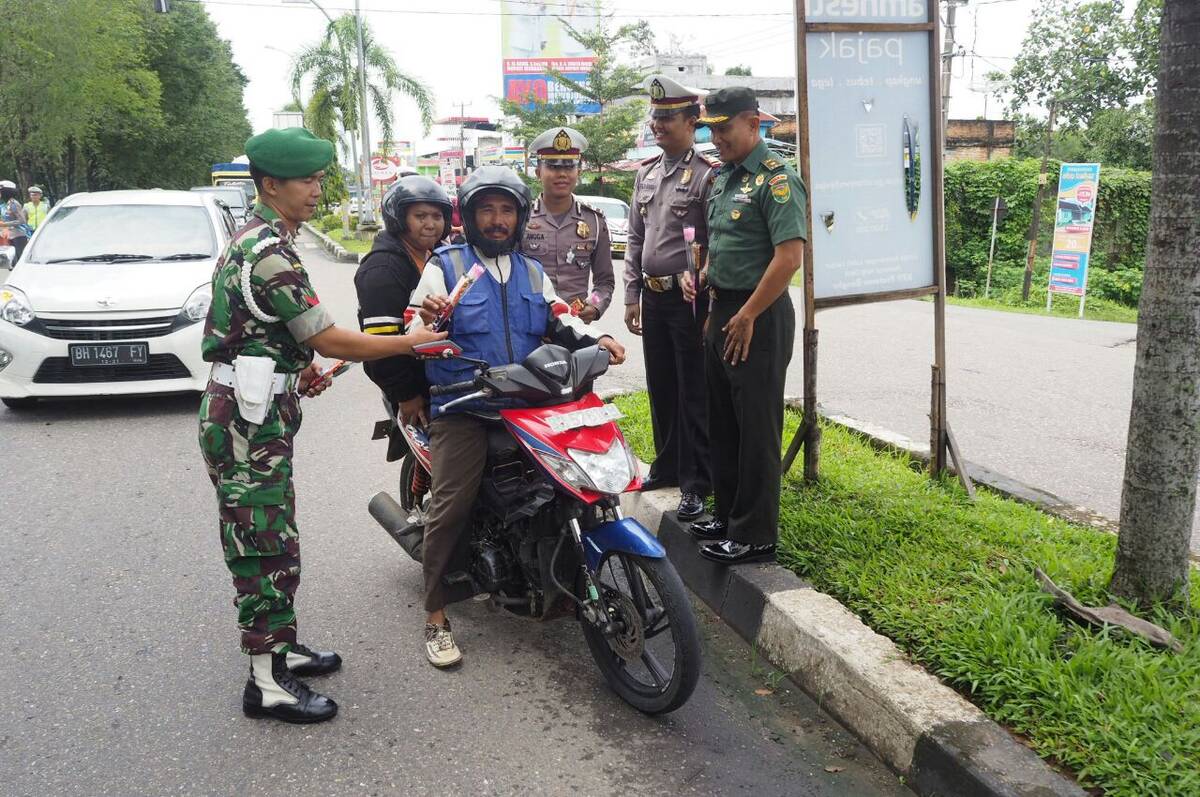 Polisi dan TNI Bersinergi, Dalam Oprasi Simpatik 2017