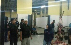 Polisi Razia Rumah Potong Hewan Jambi