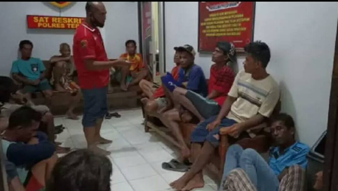 Polisi Tebo Tangkap 22 Pelaku PETI yang Lainnya Melarikan Diri