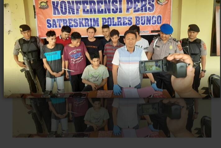Polres Bungo Berhasil Membekuk Lima Pelaku Curat