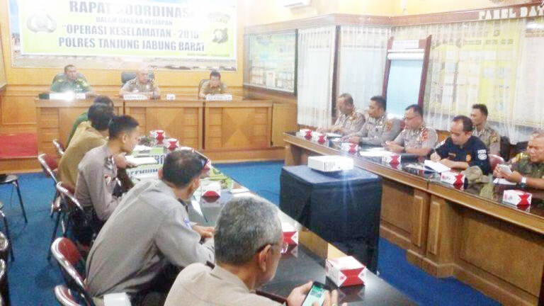 Polres Rakor Operasi Keselamatan 2018
