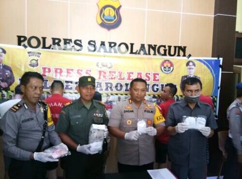 Polres Sarolangun Bekuk Enam Pengedar Narkoba