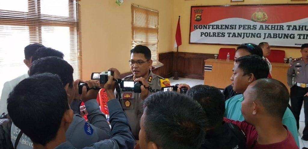 Polres Tanjabtim Gelar Press Realiase