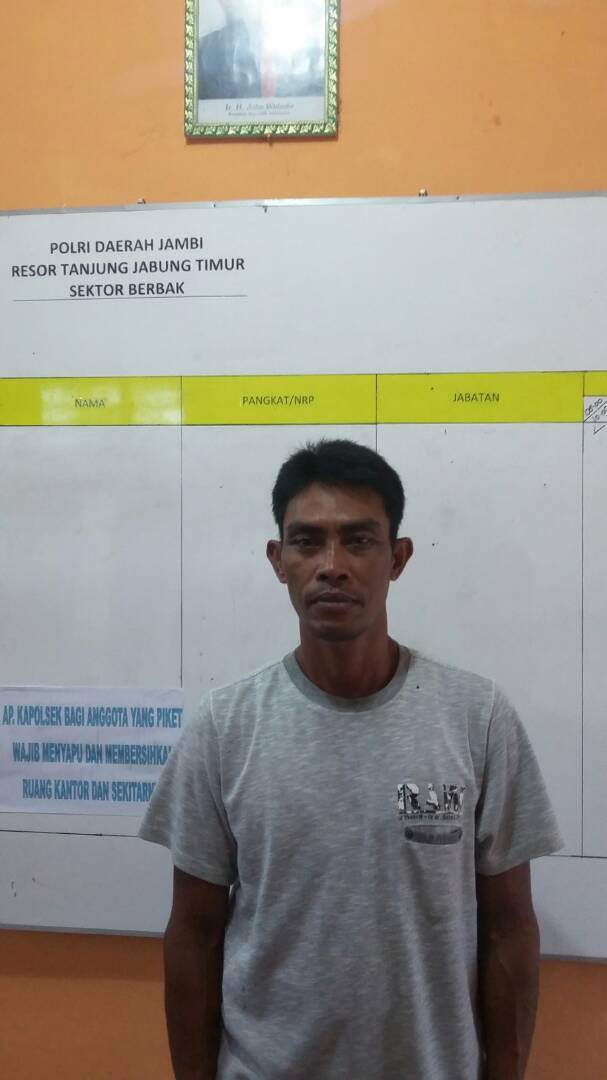 Polsek Berbak Bekuk Pelaku Pencurian Sapi