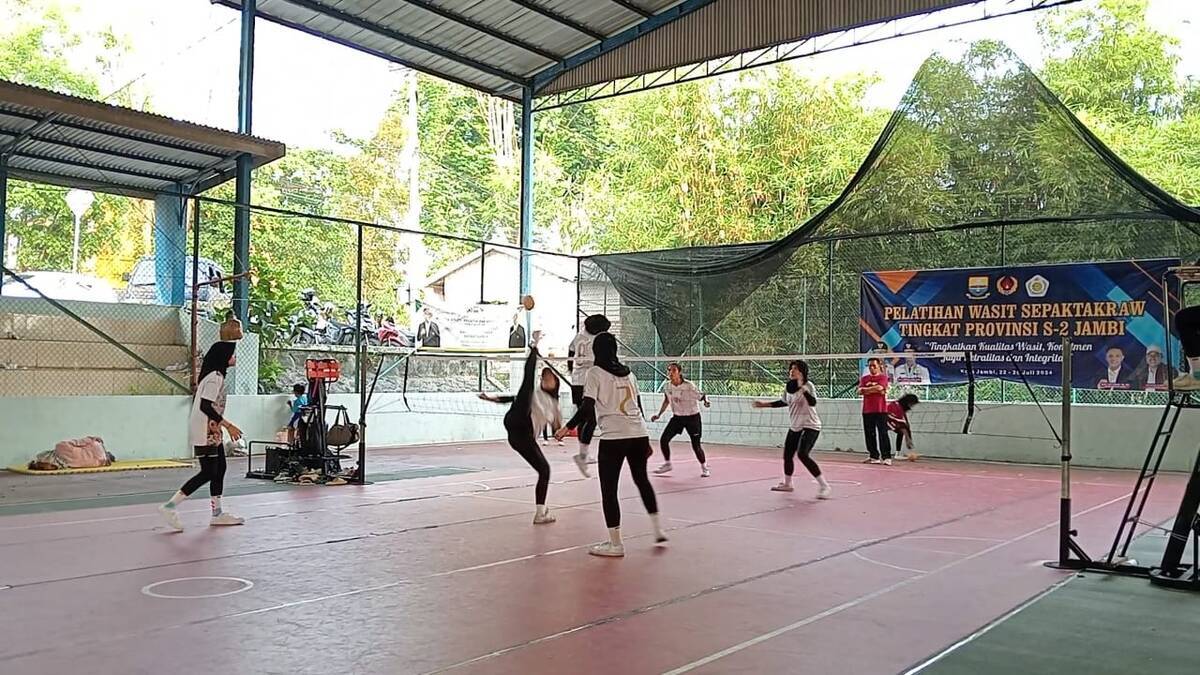 PON Aceh-Sumut Sebentar Lagi, Tim Takraw Putri Jambi Latihan Setiap Hari Kecuali Minggu