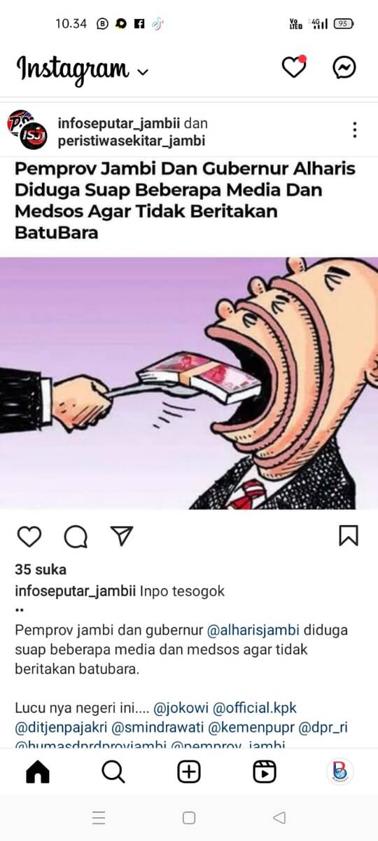 Postingan Infoseputar-jambii Terancam Terkorong Lur