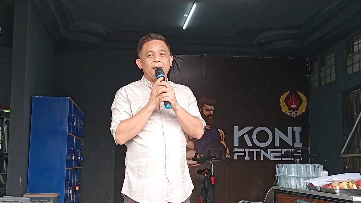 Potong Tumpeng Menandai Launching KONI Fitness Jambi