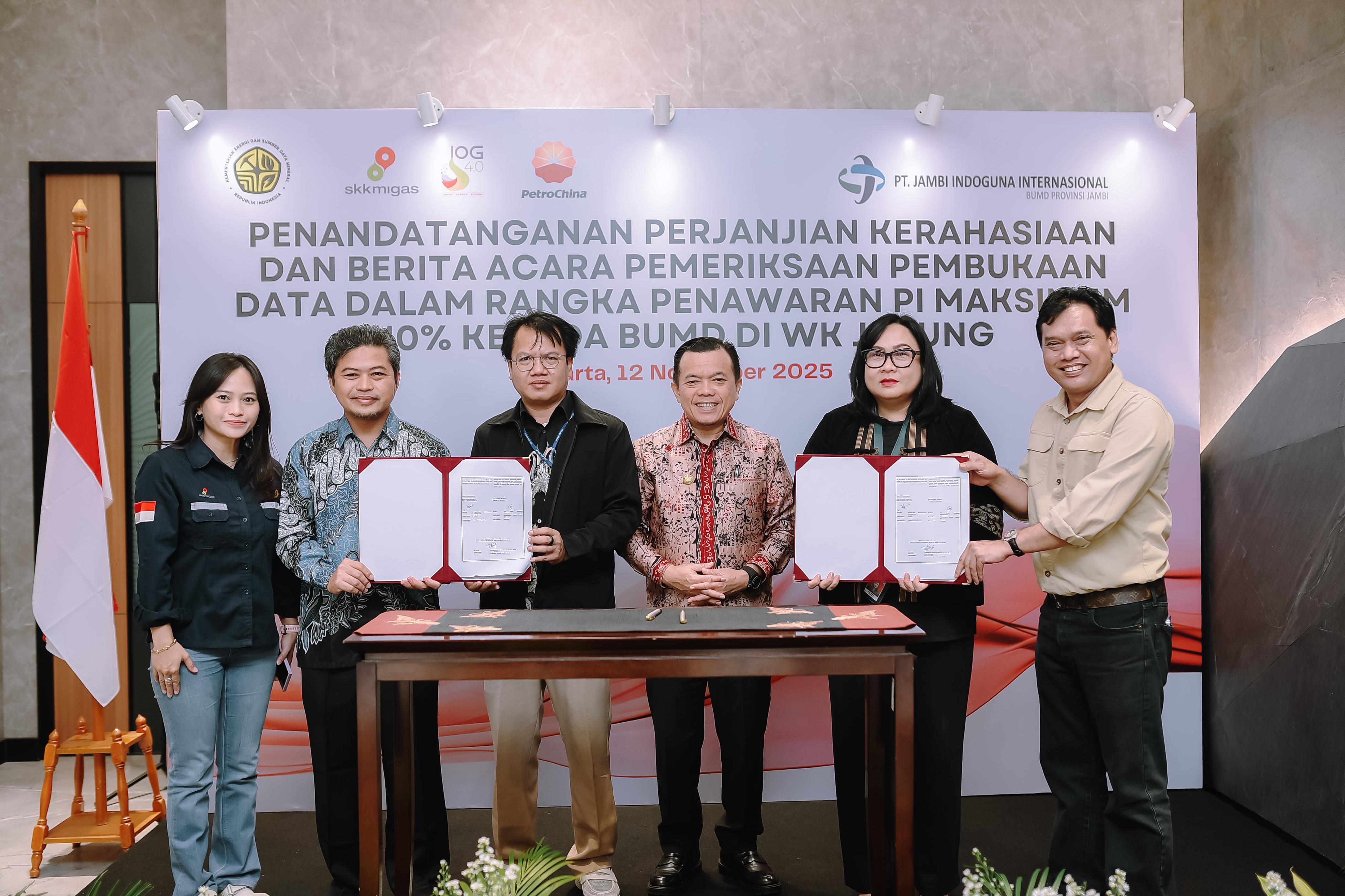 Proses PI 10 Persen Wilayah Kerja Jabung Memasuki Tahapan Pembukaan Data