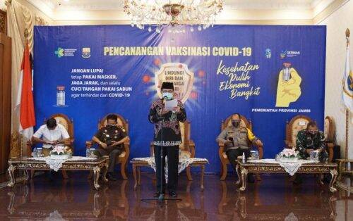 Provinsi Jambi Siap Sukseskan Vaksinasi Covid-19