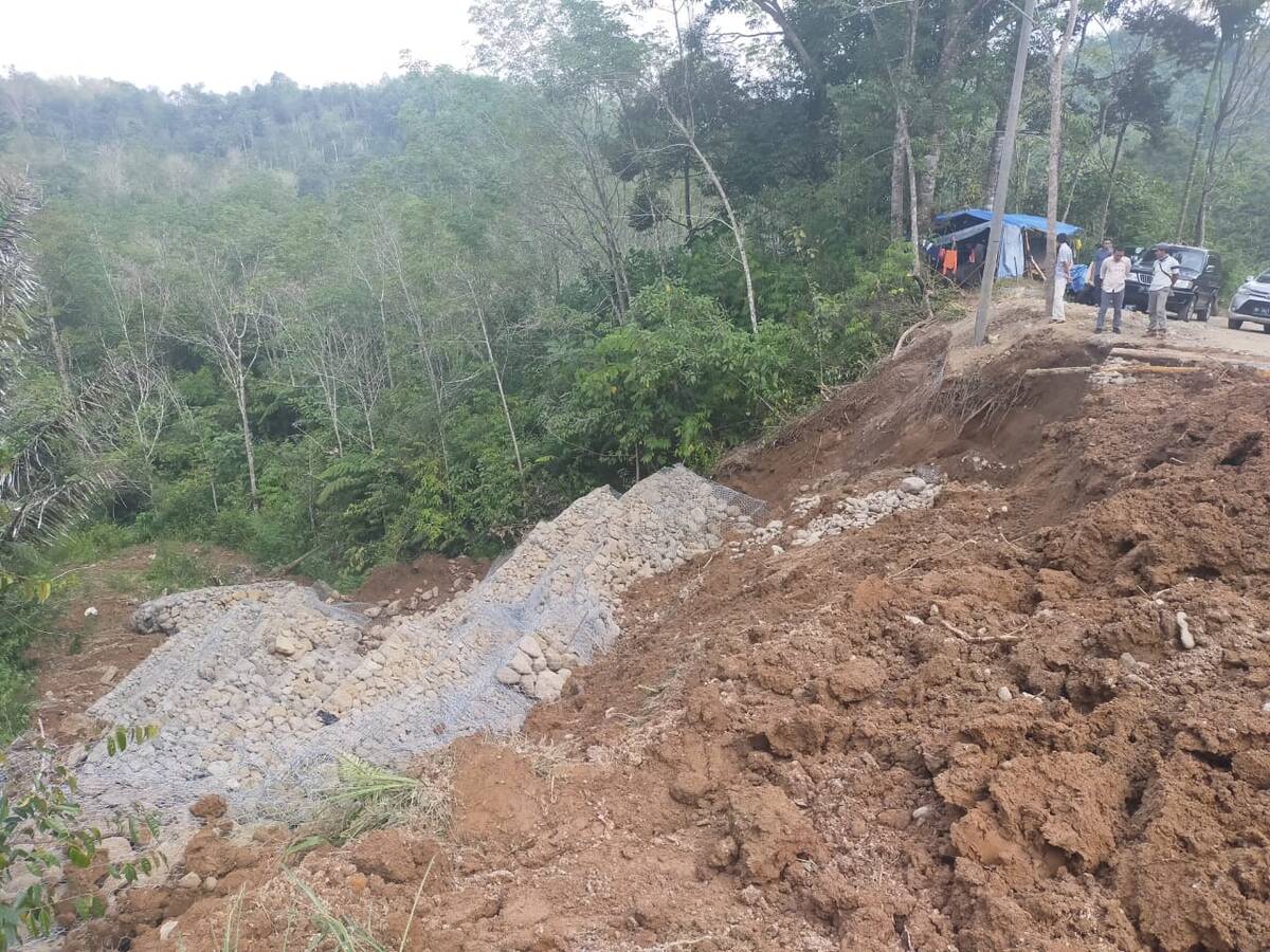 Proyek Dinas PUPR Provinsi Jambi Senilai Rp4,5 M Ambruk