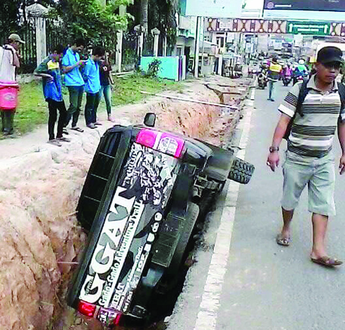 Proyek Drainase Pemkot Makan Korban