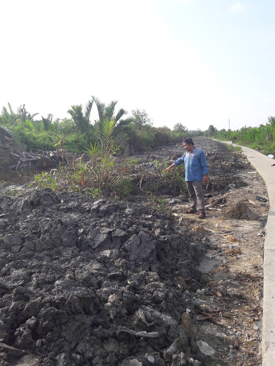 Proyek Tanggul Sungai Nibung Diduga Asal Jadi