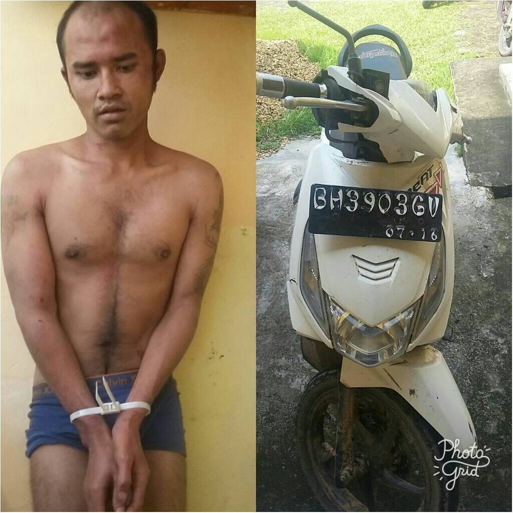 Pukul Kepala Korban Dengan Palu,Pelaku Begal Di Serasah Berhasil Diringkus