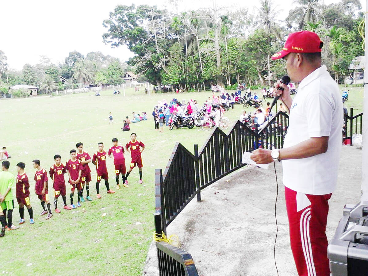Pulau Temiang Gelar Turnamen Lurah Cup, Cari Bibit Pesepak Bola Muda
