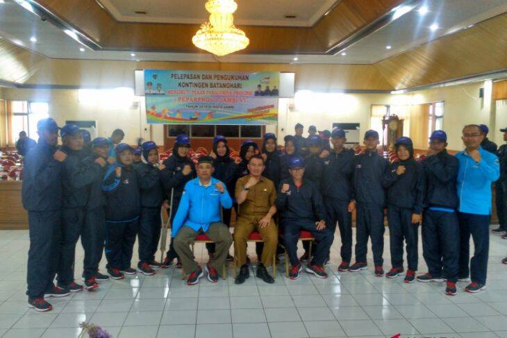 Puluhan Atlet Peparprov Batanghari Dikukuhkan