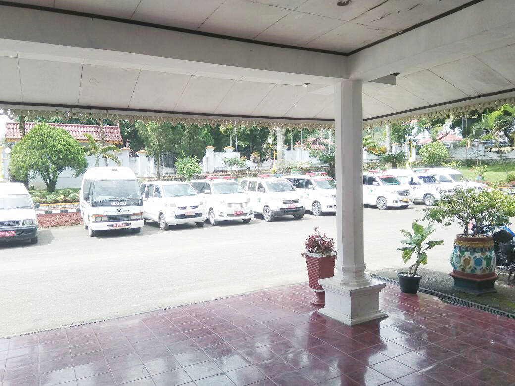 Puluhan Mobil Dinas Setda Kerinci Nunggak Pajak