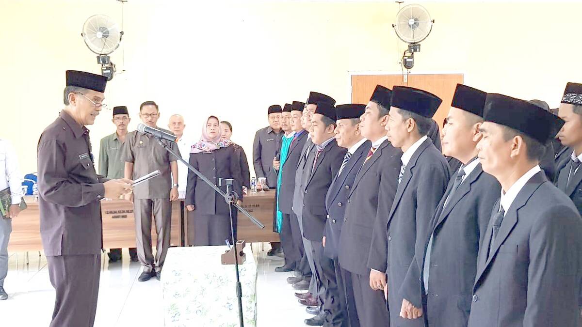 Puluhan Pejabat Struktural dan Fungsional Dirotasi