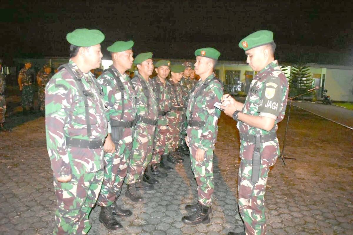 Puluhan Prajurit Korem Jambi Gelar Apel