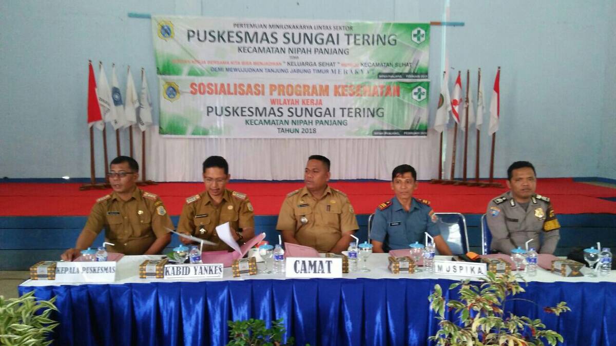 Puskesmas Sungai Tering Sosialisasikan Program Kesehatan