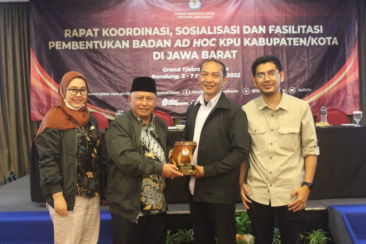Rakor KPU Jabar, JMSI Paparkan Strategi Pembentukan Badan Ad Hoc Melalui Media Siber dan Sosial