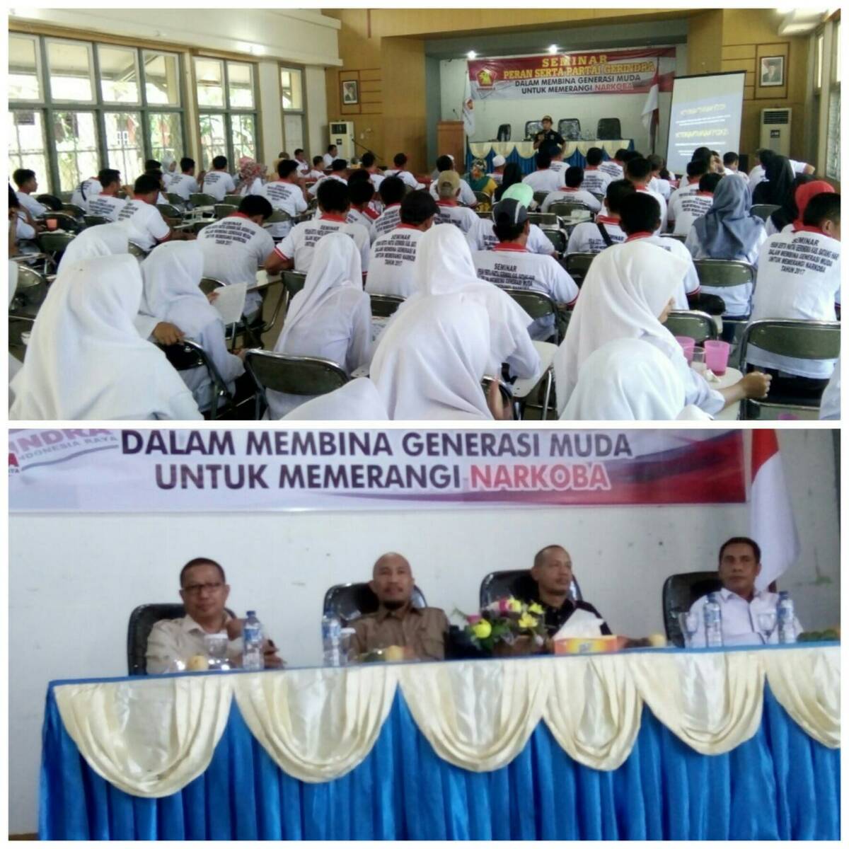 Ratusan Kader Gerindra Batanghari, Ikuti Seminar Perangi Narkoba
