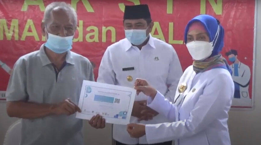 Ratusan Lansia Antusias Ikut Pekan Vaksinasi