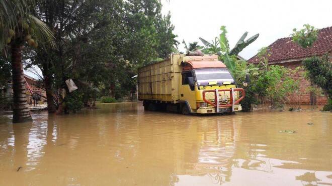 Ratusan Rumah di Muarojambi Terendam Banjir