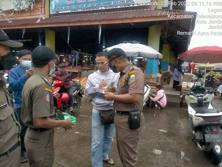 Razia Satpol PP Provinsi Jambi Temukan 28 Orang Pelanggar Prokes