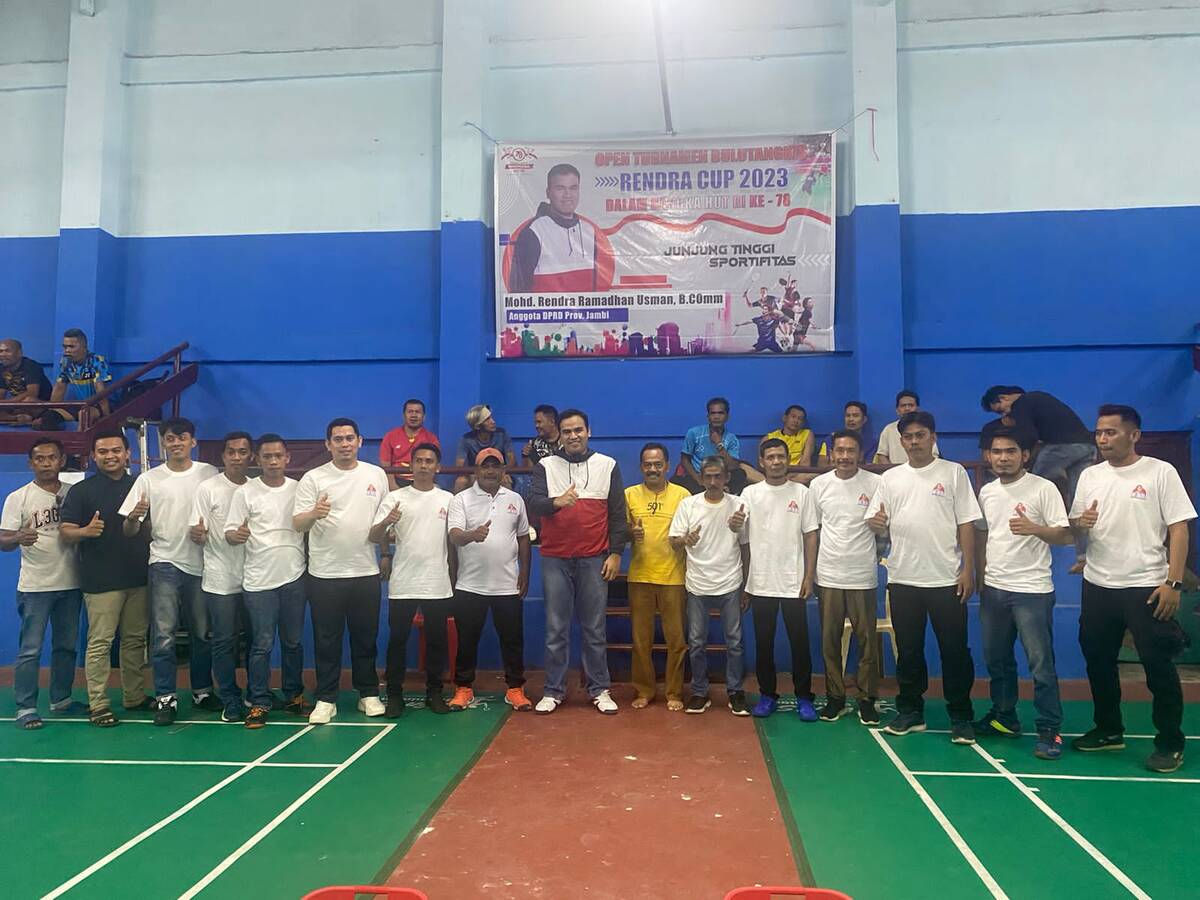 Rendra Cup Hadir, Bukti Rendra Usman Makin Disukai Masyarakat Tanjab Barat