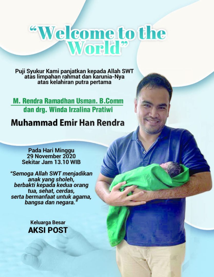 Rendra Umumkan Nama Cucu Usman Ermulan