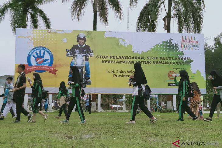 Ribuan Peserta Hadiri Deklarasi Keselamatan Berlalu Lintas