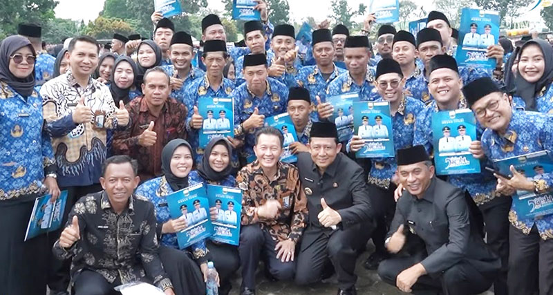 Ribuan PPPK Muaro Jambi Terima SK dan Dilantik BBS dan Jun