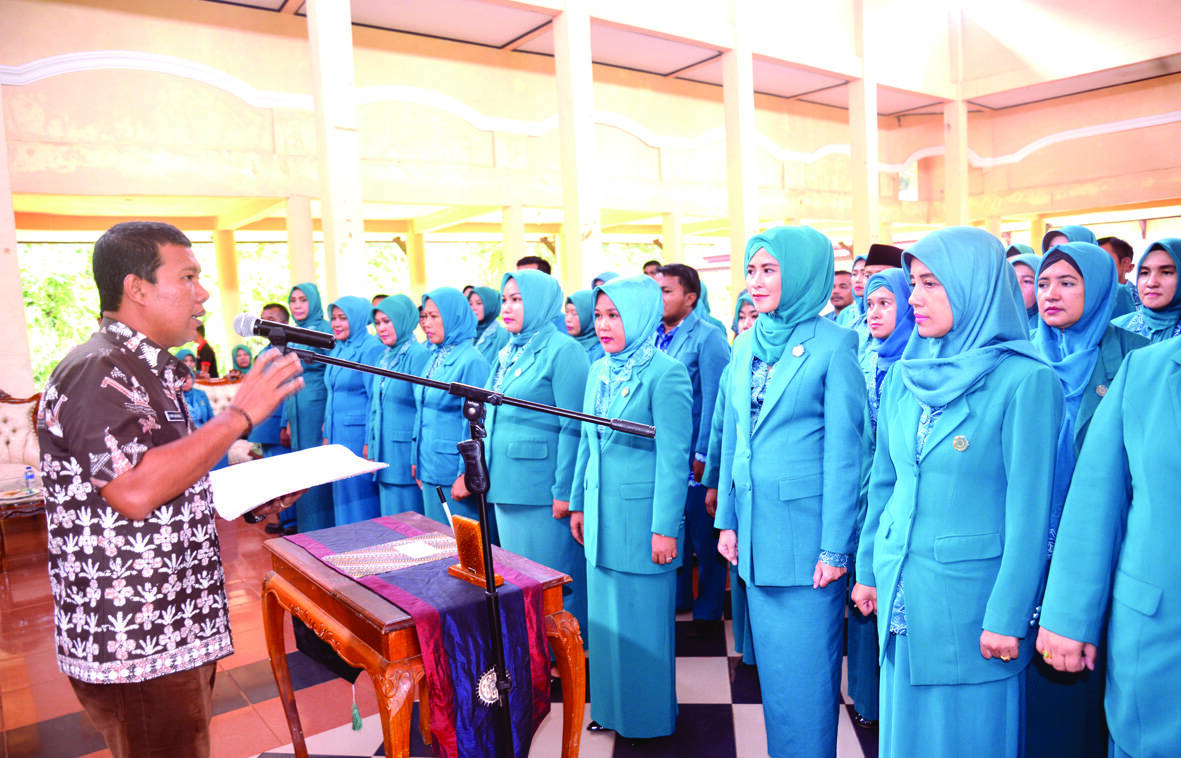 Romi Lantik Pengurus TP PKK Tanjabtim Periode 2017 – 2021