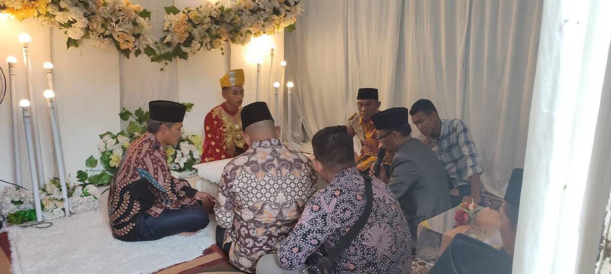 Rusdi Anggota DPRD Provinsi Jambi Nikahkan Anak Bagindo Pariaman