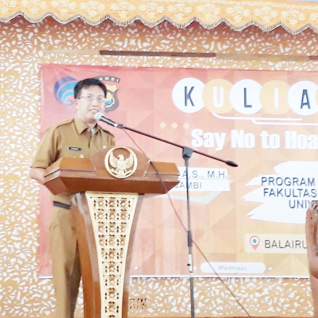 Sabriyanto Ajak Mahasiswa Menjadi Pelopor Pengguna Internet Sehat