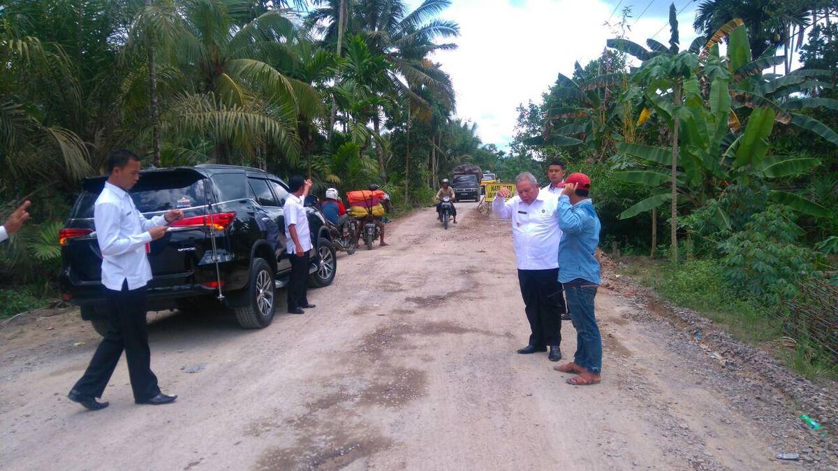 Safrial Desak Proyek Jalan Provinsi Senilai Rp 50 Miliar Tuntas