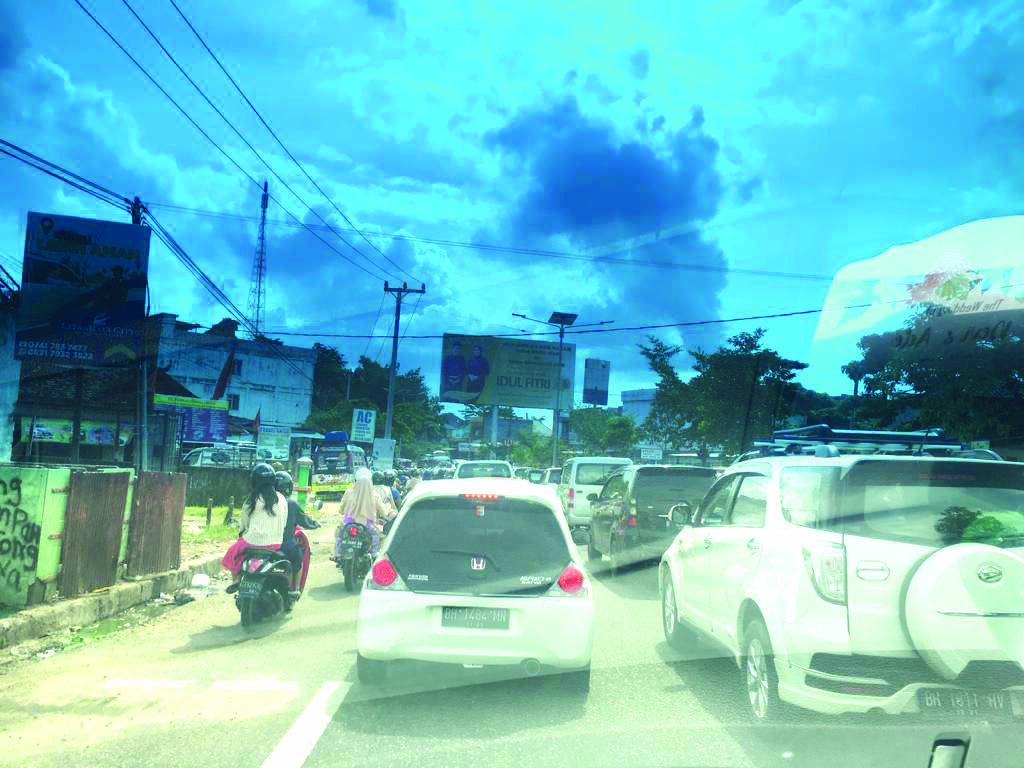 Salah Satu Titik Jalan Dalam Kota Jambi Jadi Langganan Macet