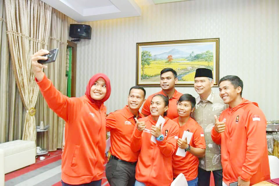 Sambut Pahlawan Olahraga, Wali Kota Fasha Jamu Atlet Asian Games Asal Jambi