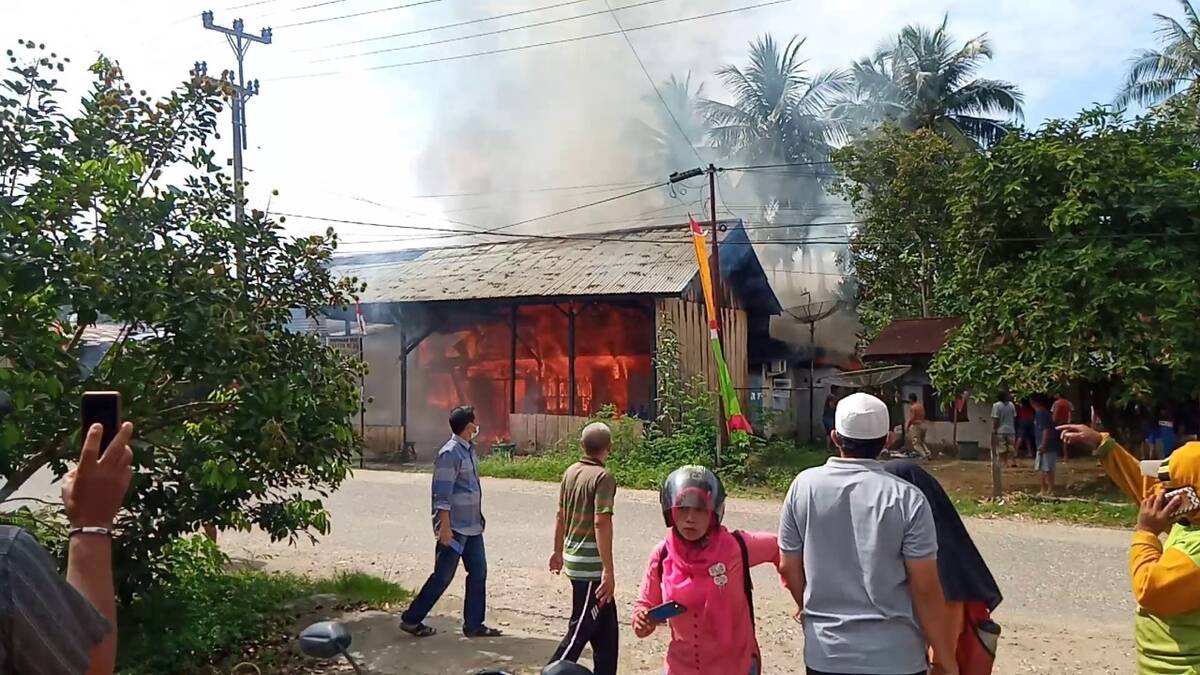 Sanggar Tari di Merangin Hangus Terbakar