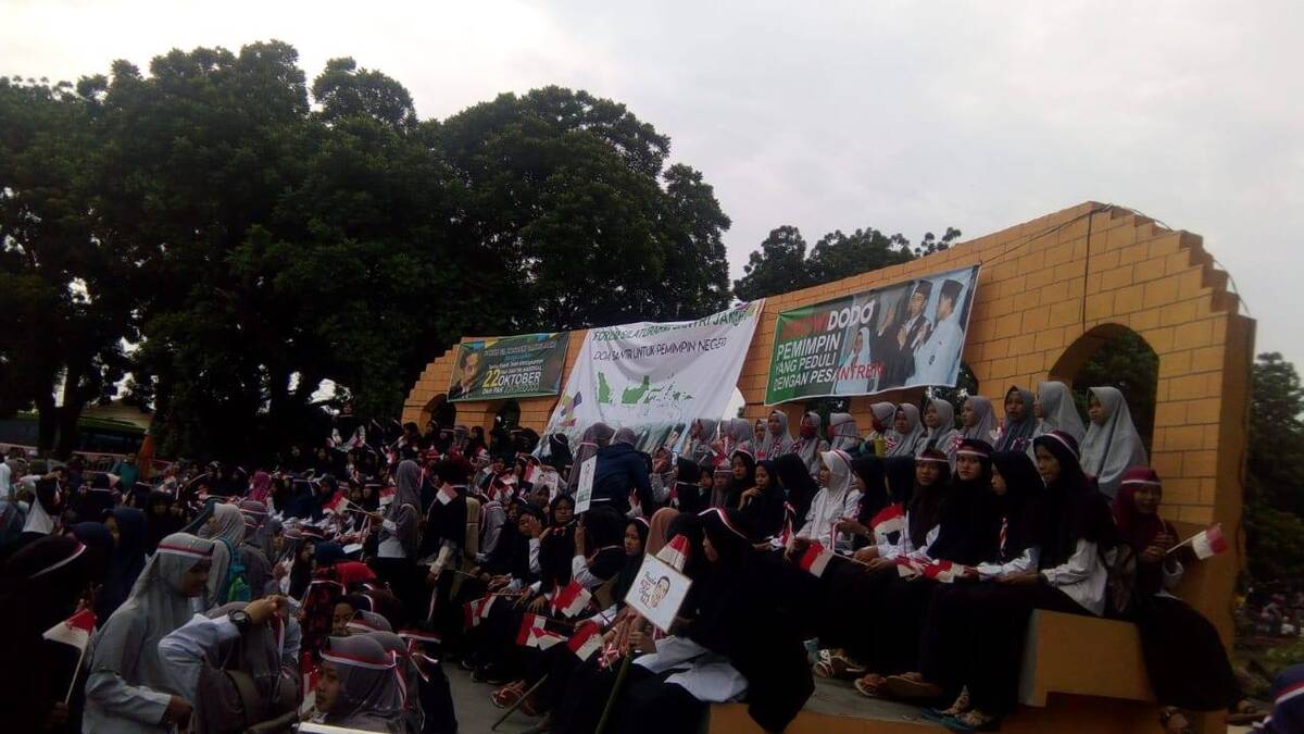 Santri Deklarasi Dukungan Joko Widodo Dua Periode