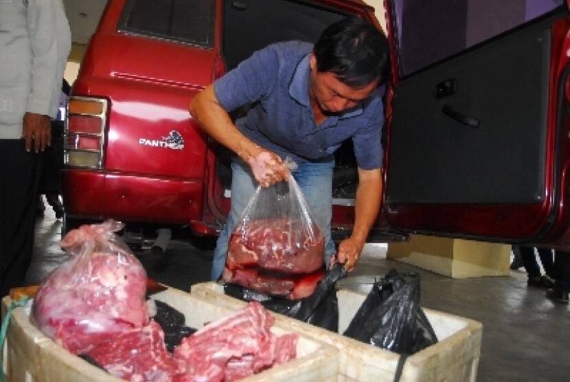 Satgas Pangan Amankan Dua Ton Daging Celeng