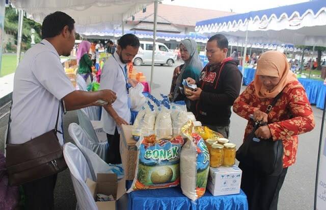 Satgas Pangan Jambi Gelar Pangan Murah Di Tugu Keris